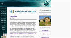 Desktop Screenshot of fha-world.com