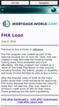 Mobile Screenshot of fha-world.com